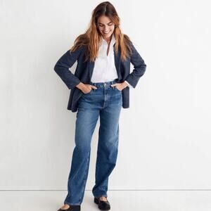 Madewell Women’s Baggy Straight Jean in Firthway Wash Jeans Size 25